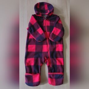 Columbia fleece suit. Size 6-12M